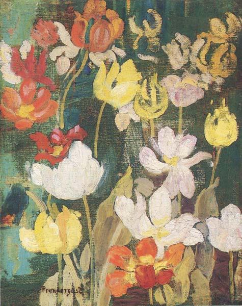 Maurice Prendergast Spring Flowers Sweden oil painting art